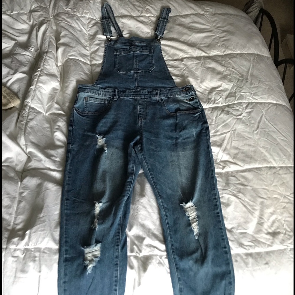 Ripped overalls